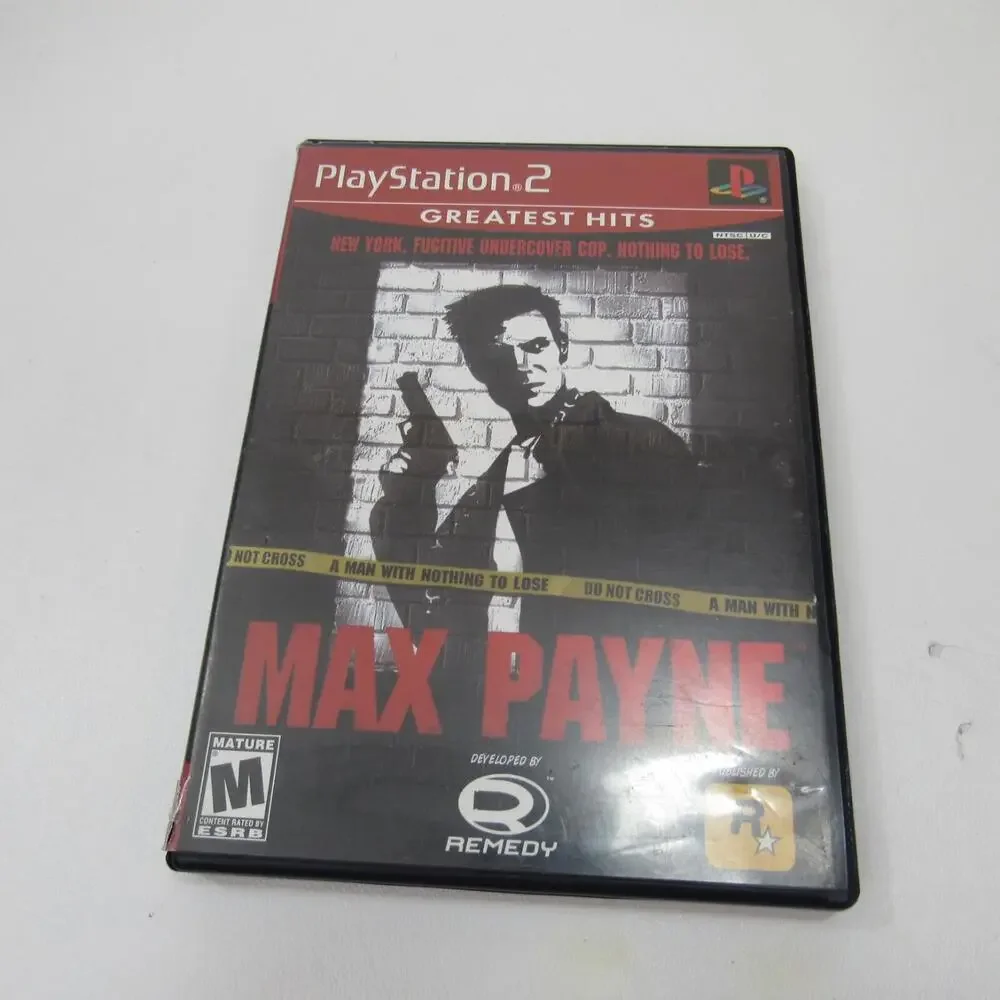 Max Payne Greatest Hits (Sony‎ Playstation 2 (PS2), 2002)  Tested 1